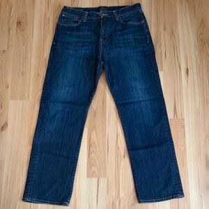 Lucky Brand Men’s Dark Blue Straight Jeans